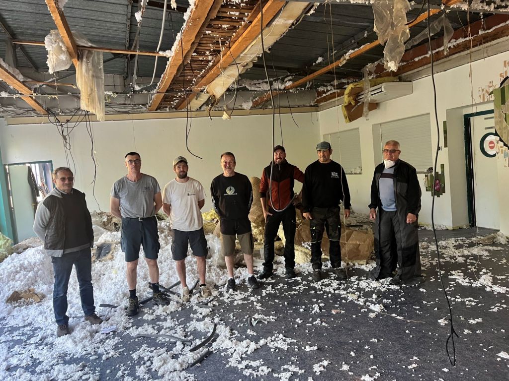 Rieupeyroux : les agents techniques, lancent le chantier du Pôle Enfance-Jeunesse