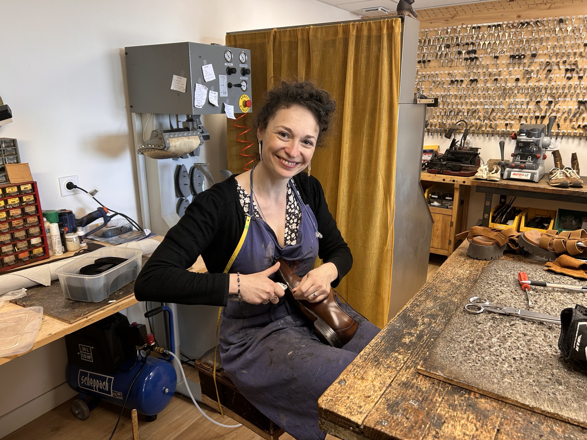 A Baraqueville, Vanessa Muratet marque la cordonnerie de son empreinte